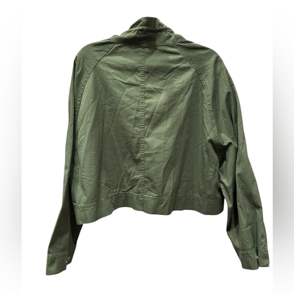 Vigoss Olive Utility crop Jacket size L - Picture 2 of 11